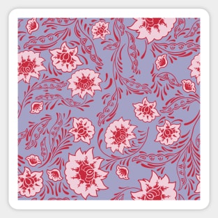 flower pattern lilac pink red purple aesthetic floral Sticker